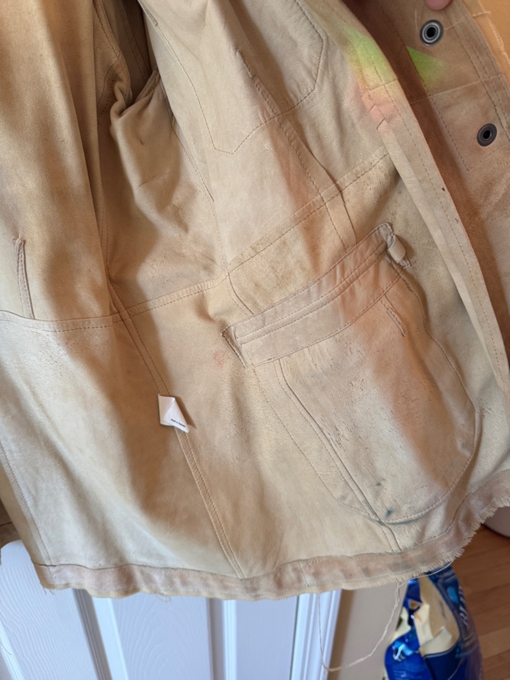 Jakett…etc. Meryl Waxed Suede Jacket Chamois leather jacket - Picture 12 of 17